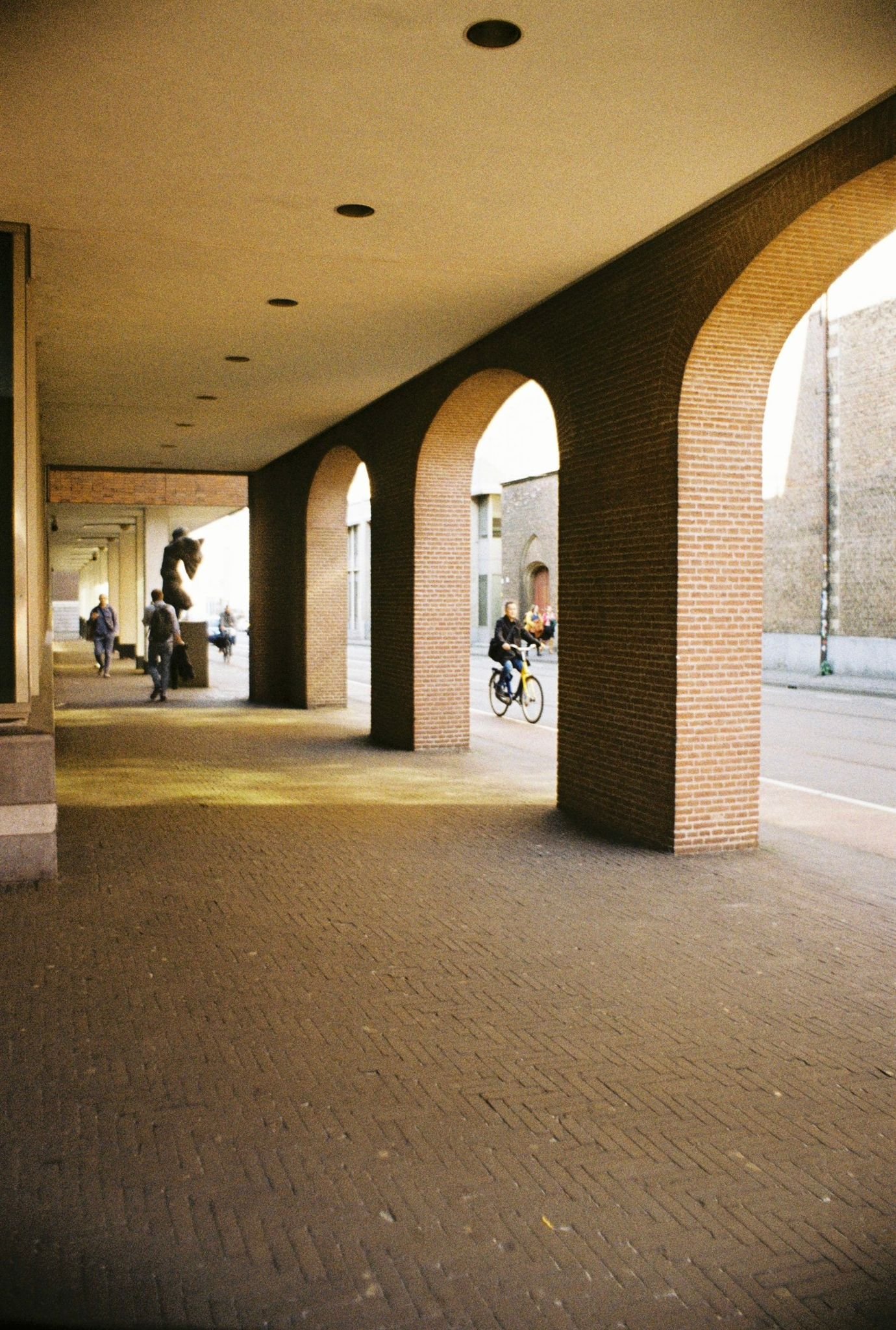 Arched colonnade